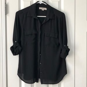 Black Loft Blouse
